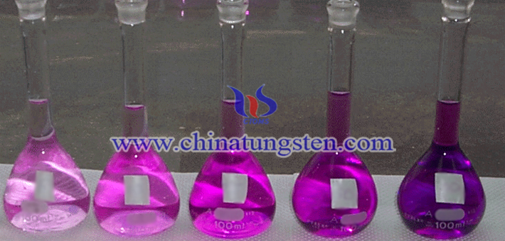 比色法測(cè)高純緻密紫色氧化鎢品質(zhì)圖片