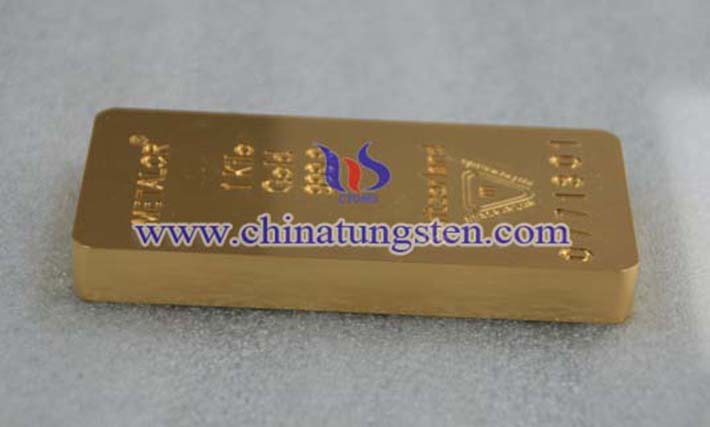 鎢合金鍍金條圖片