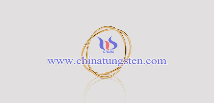 鎢合金鍍金交叉戒指圖片