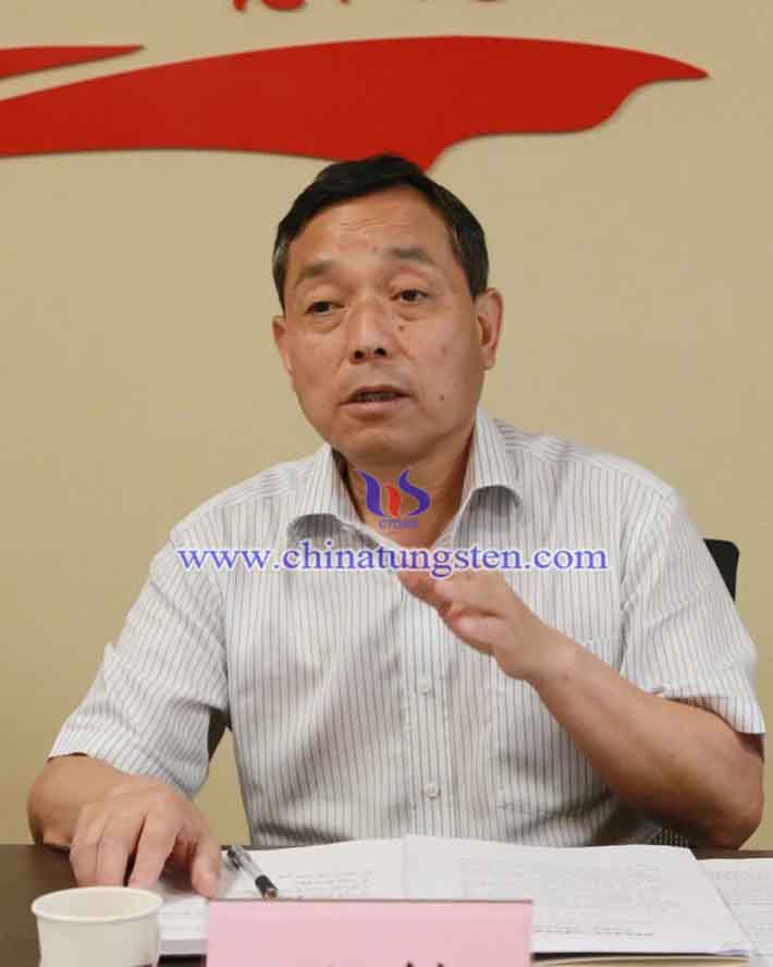 葛紅林書記一行到鎢協(xié)調研指導工作圖片