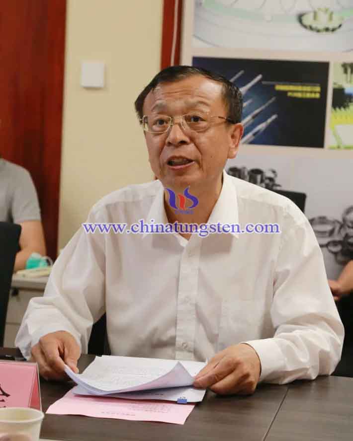 葛紅林書記一行到鎢協(xié)調研指導工作圖片