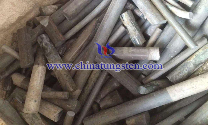 scrap tungsten rod image