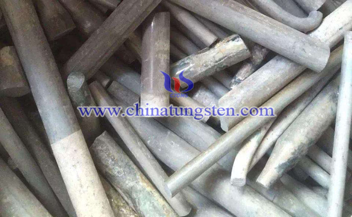 scrap tungsten rod image