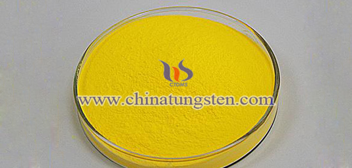 tungsten acid applied for heat insulating window glass picture