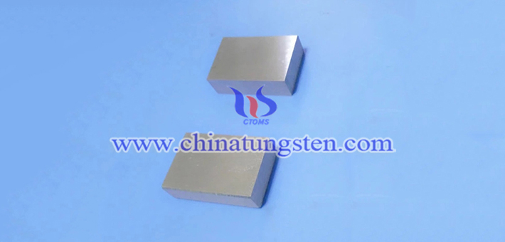 95W-4Ni-1Cu tungsten alloy block picture