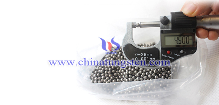 φ4.5mm tungsten alloy ball picture