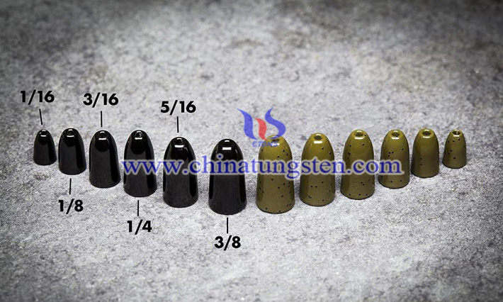 tungsten alloy fishing sinker picture