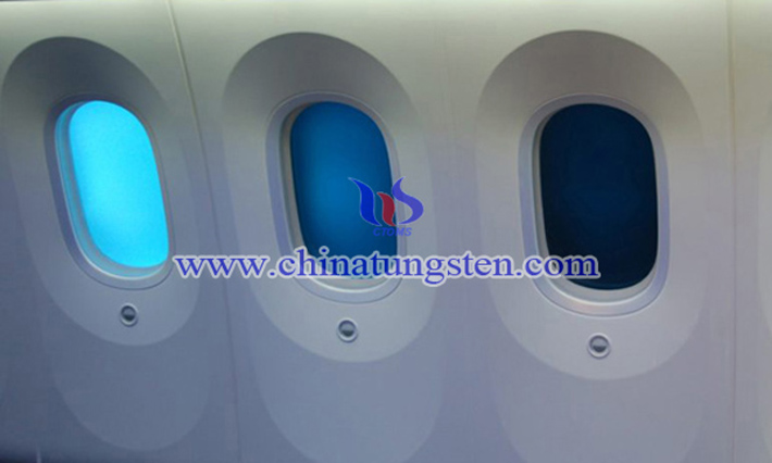 WO3 applied in electrochromic glass picture
