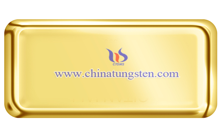 gold plated tungsten nugget picture