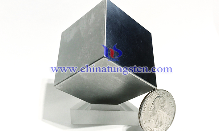 military tungsten alloy cube picture