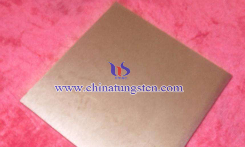 2×100×100mm tungsten copper plate picture
