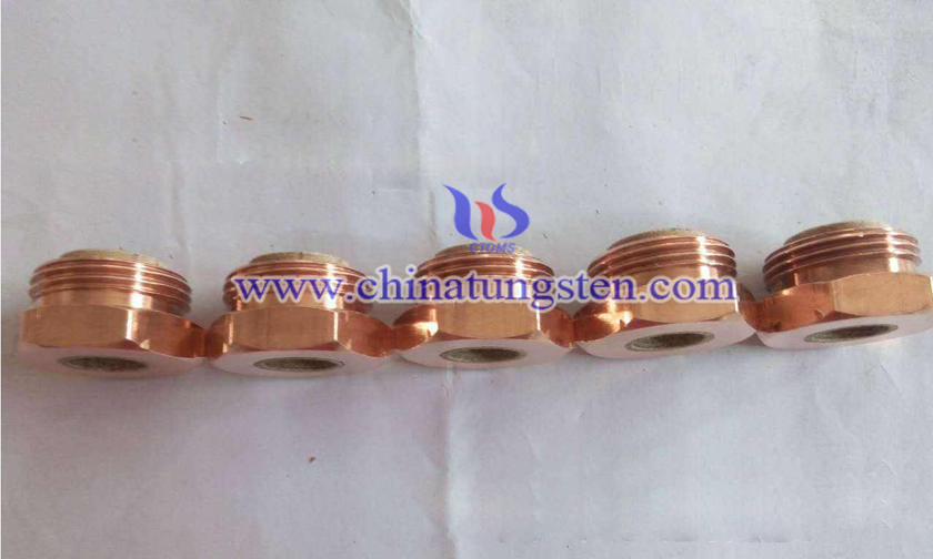 Tungsten Copper Nut Electrode Picture