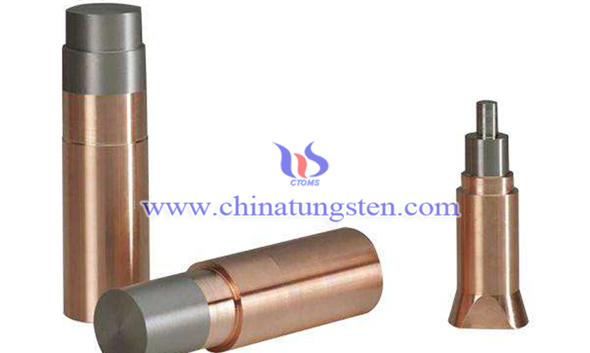 Tungsten Copper Handle Electrode Picture