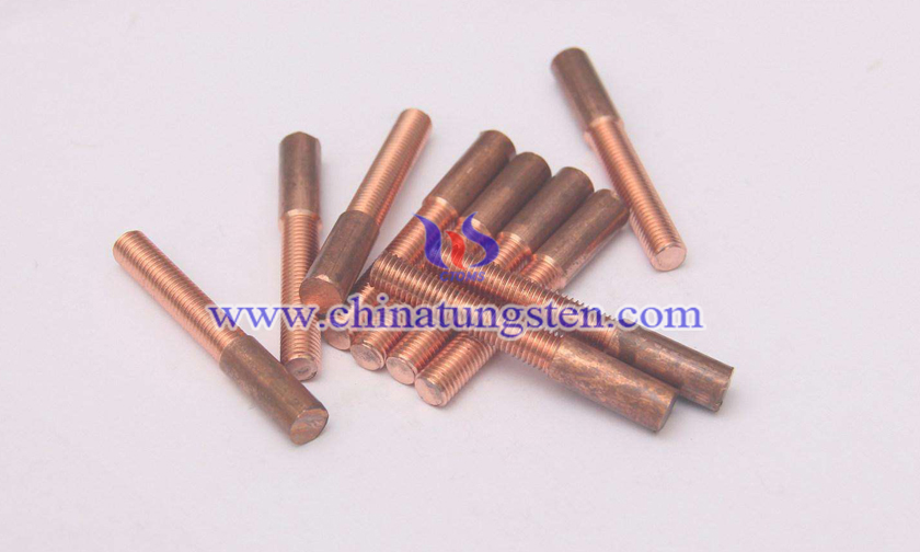 Copper Tungsten Thread Tapping Electrode Picture