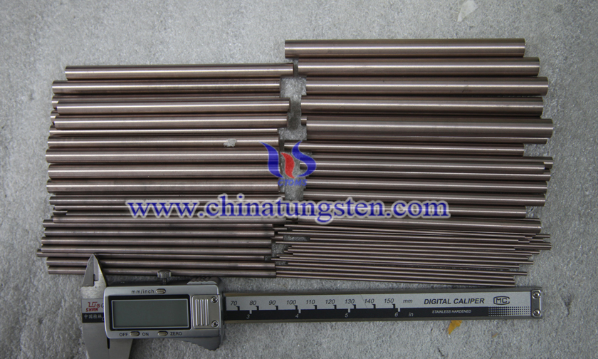 tungsten copper rod picture