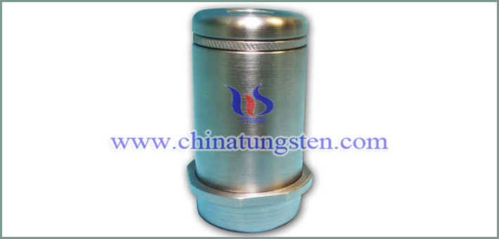tungsten alloy vial shield with magnetic cap picture