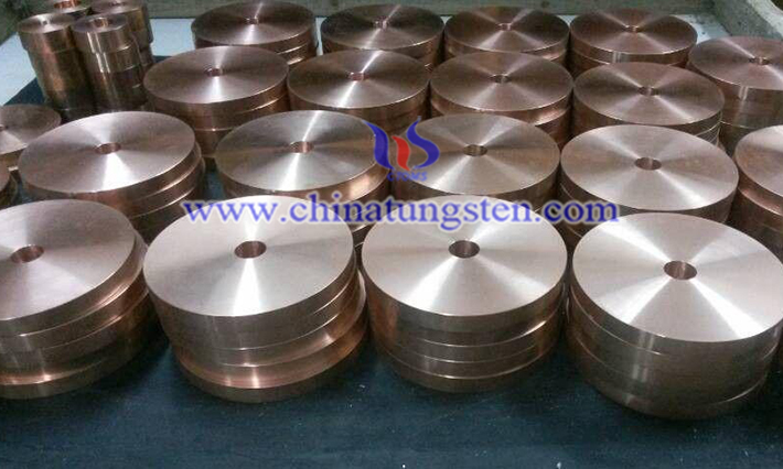 tungsten copper disc image