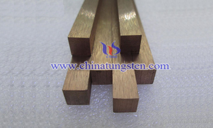 copper tungsten bar image