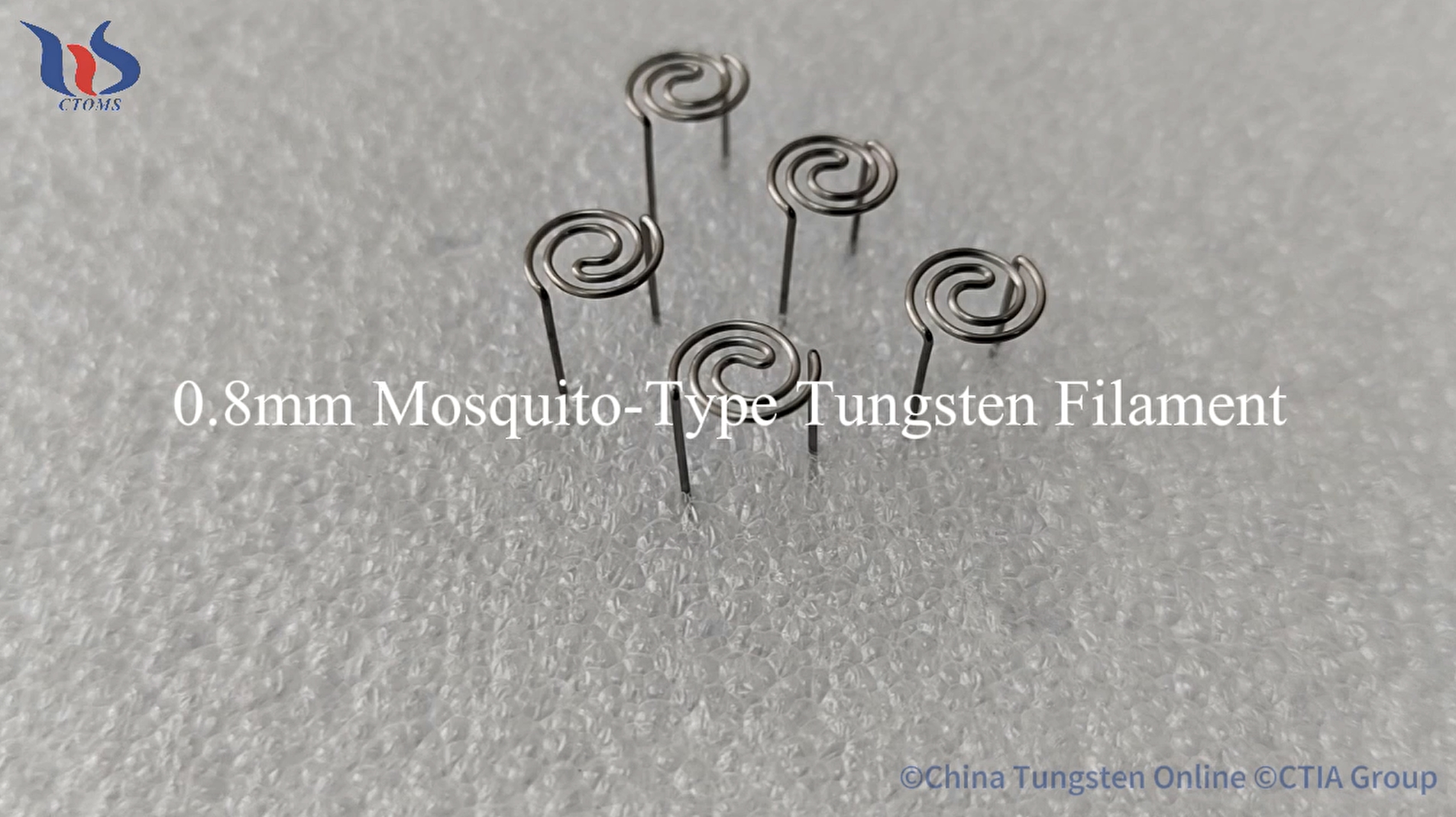 0.8mm mosquito-type tungsten filament photo