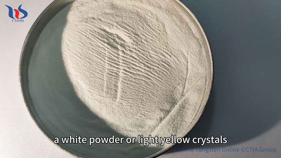 Appearance Quality Standard for Ammonium Metatungstate