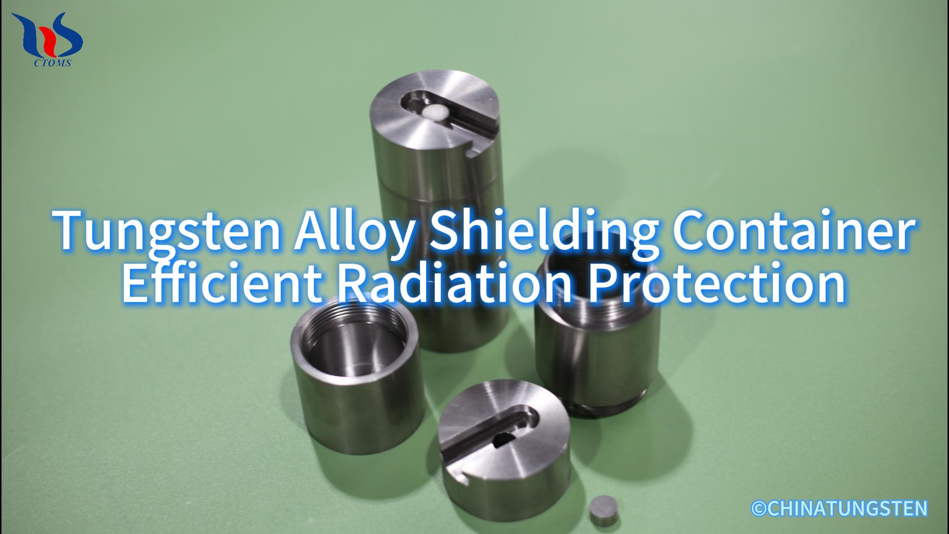 Tungsten Alloy Shielding Container Photo