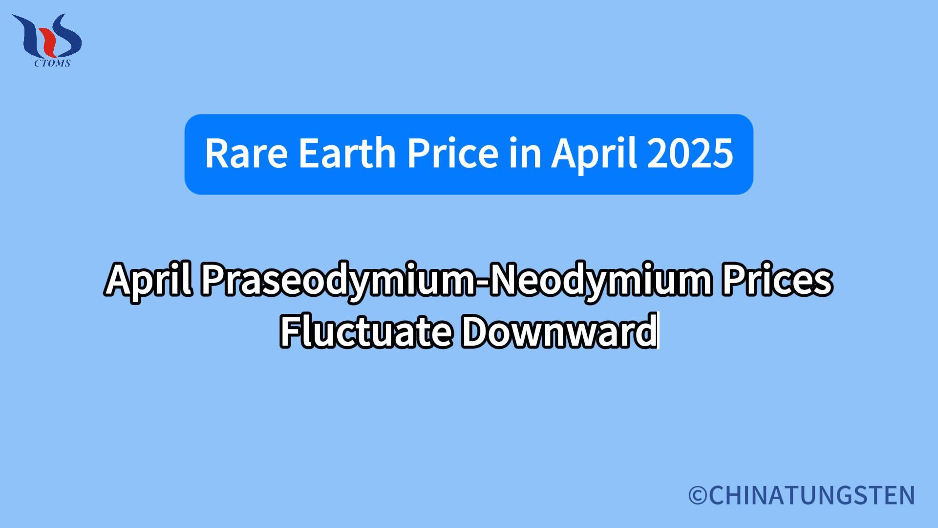What is the rare earth market in april 2025