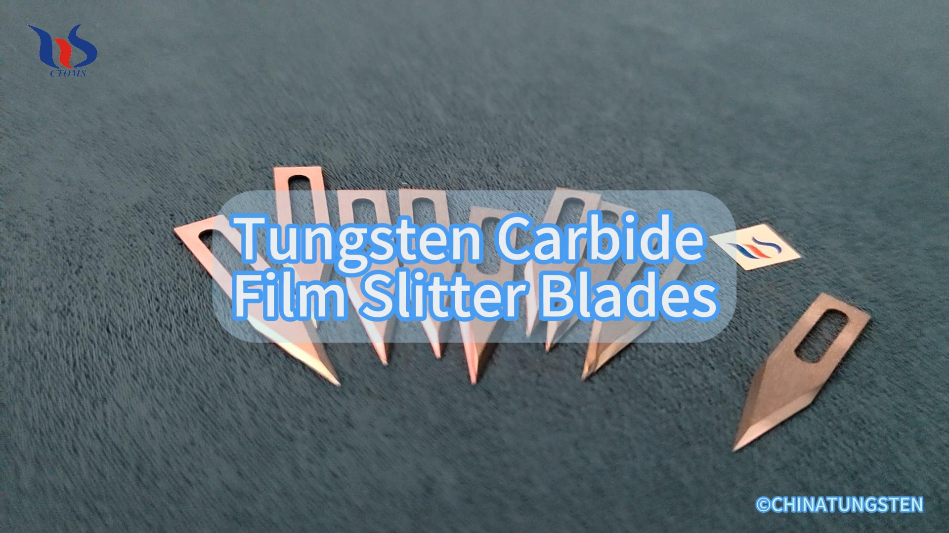tungsten carbide film slitter blades