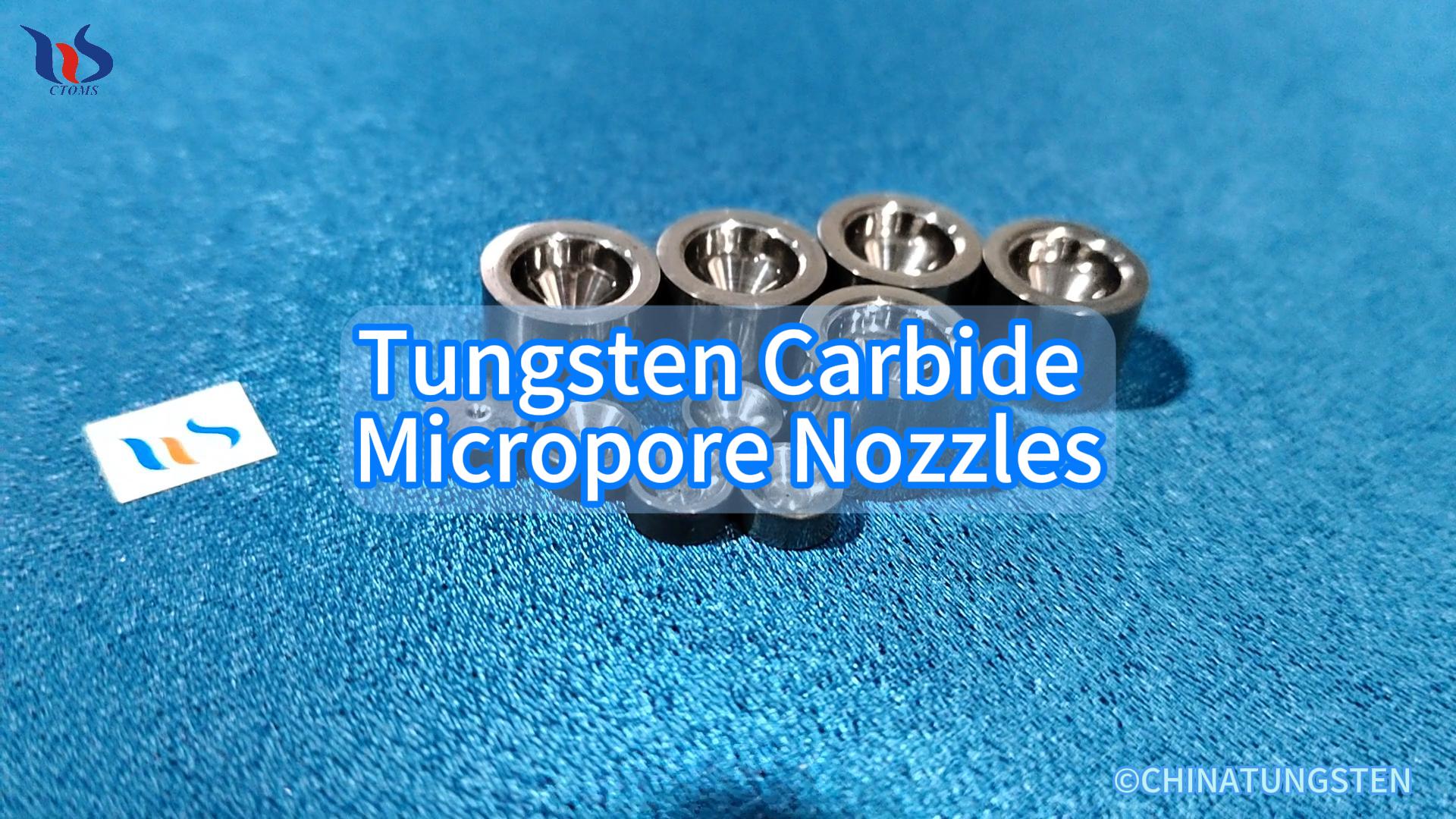 tungsten carbide micropore nozzles