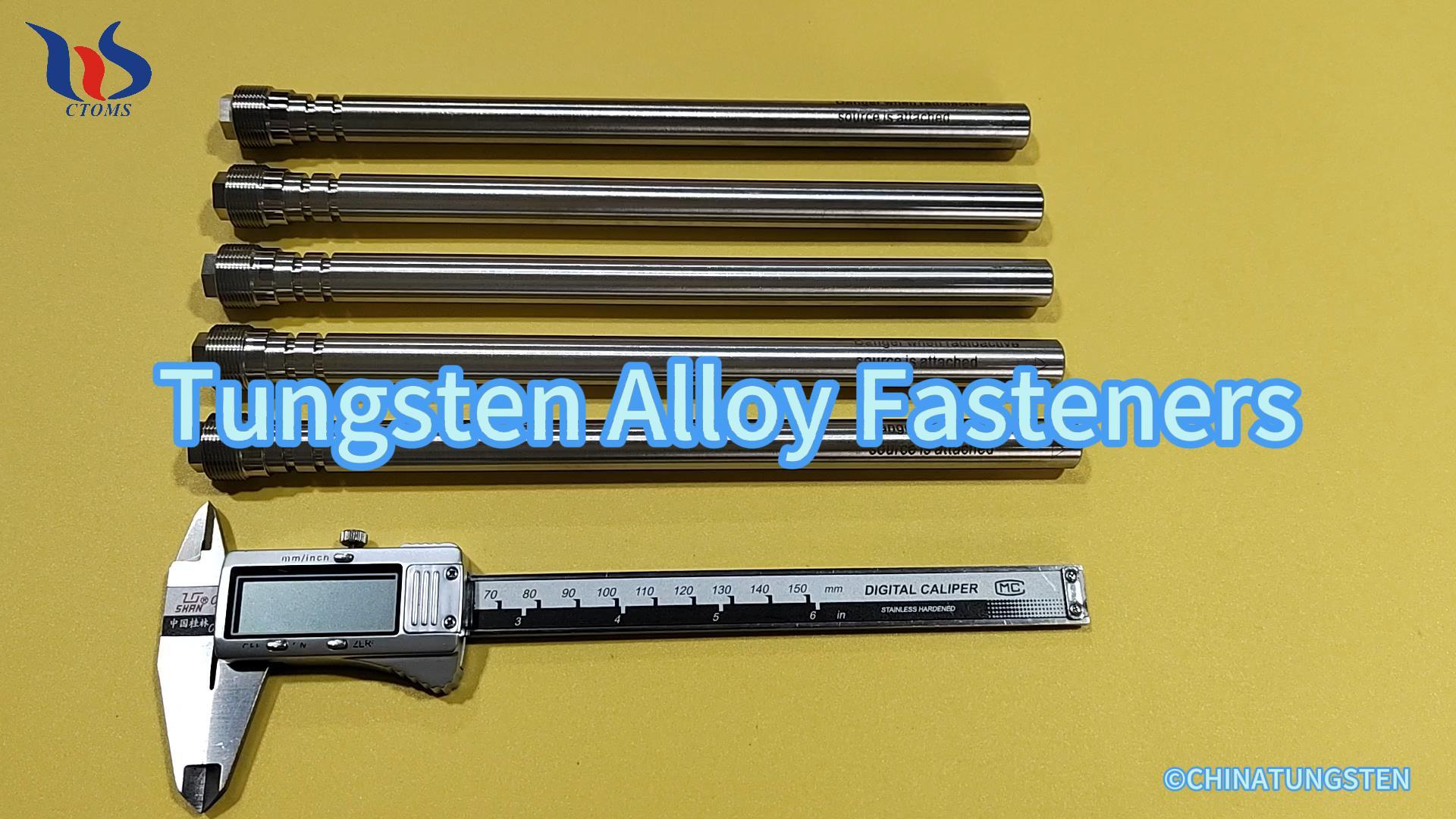 tungsten alloy fasteners