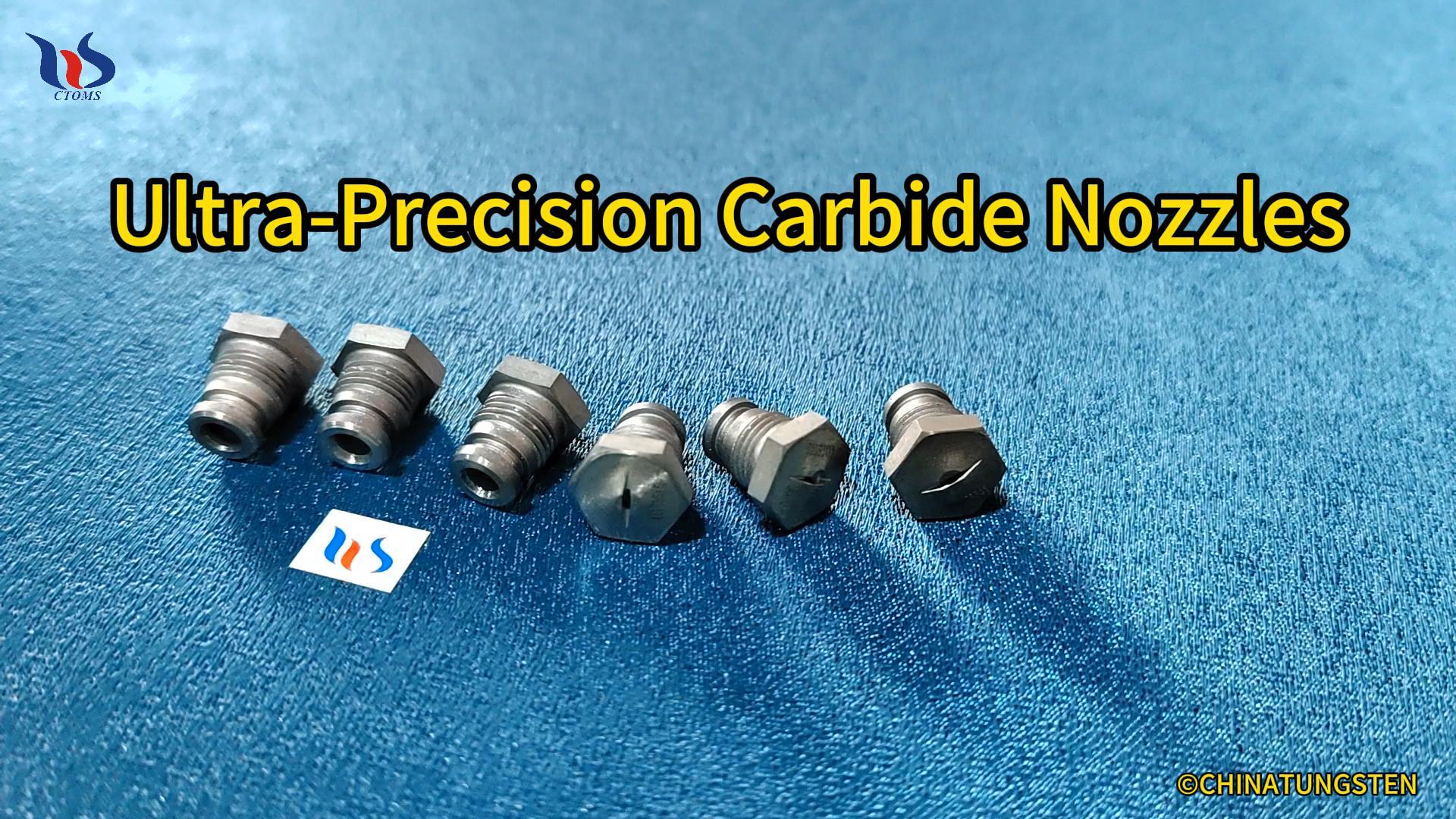ultra precision tungsten-carbide nozzle