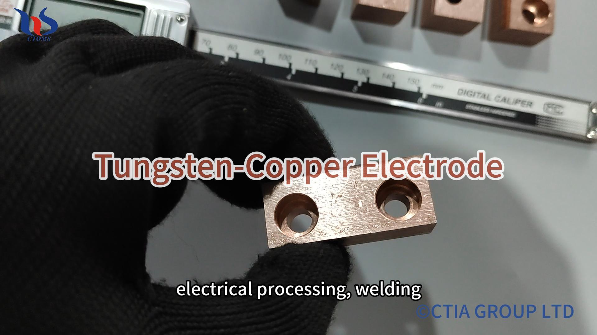 tungsten-copper electrodes