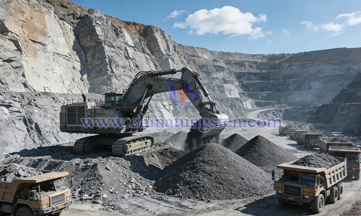 Tungsten mine image