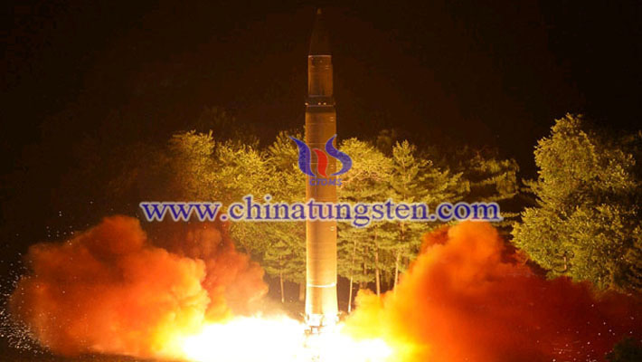 朝鮮洲際彈道導(dǎo)彈試射圖片