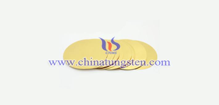 鎢合金鍍金片圖片