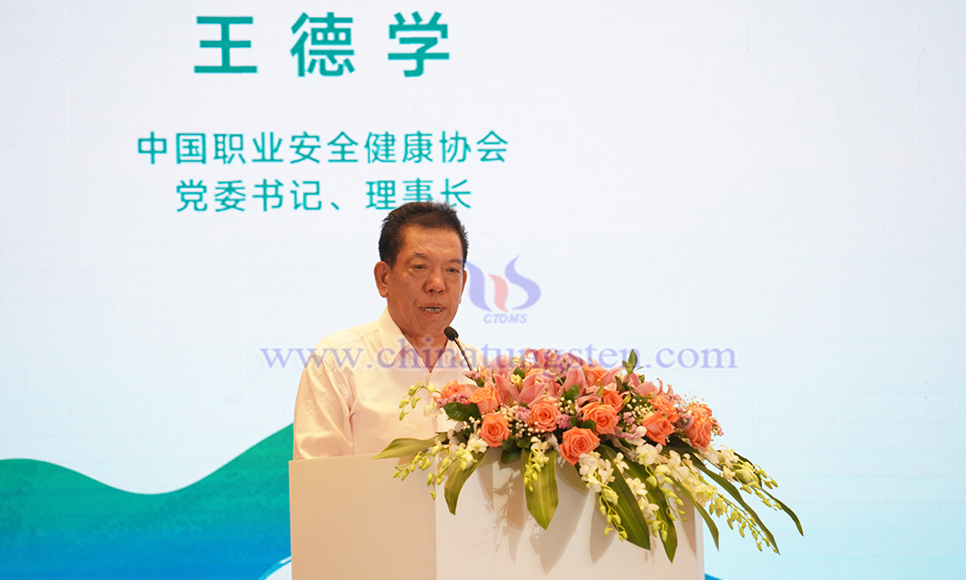 中國職業(yè)安全健康協(xié)會(huì)黨委書記、理事長 王德學(xué)