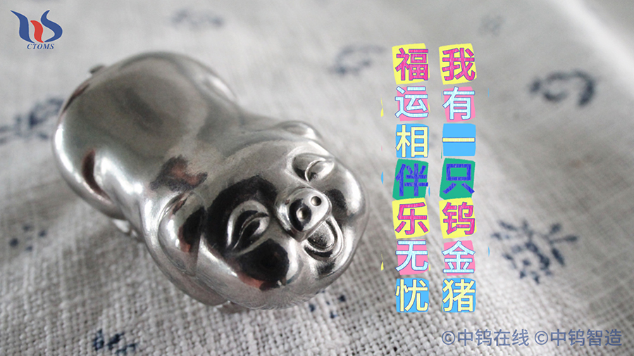 中鎢智造鎢金豬圖片