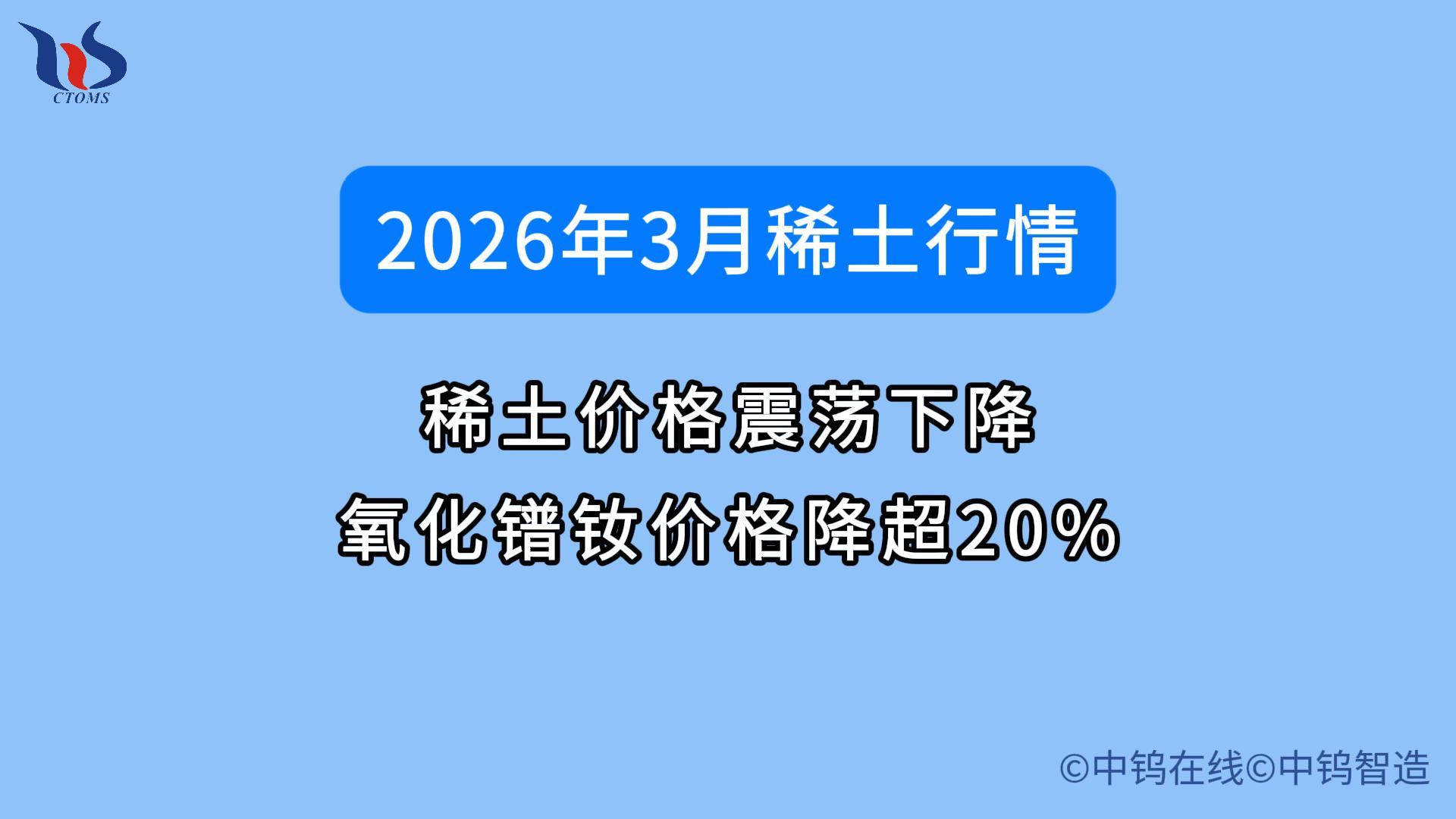 2026年3月稀土行情如何